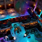 Hilton Prague Atrium Night Time View