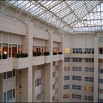 Hilton Prague Executive Lounge Atrium View