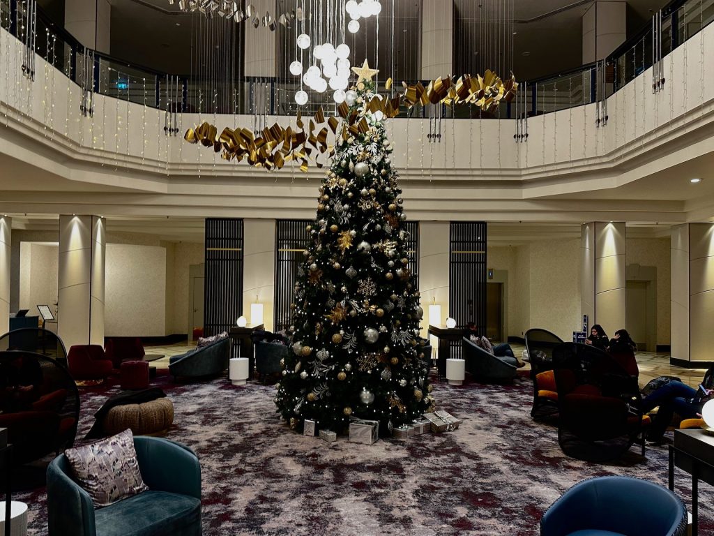 Hilton Glasgow Reception at Christmas