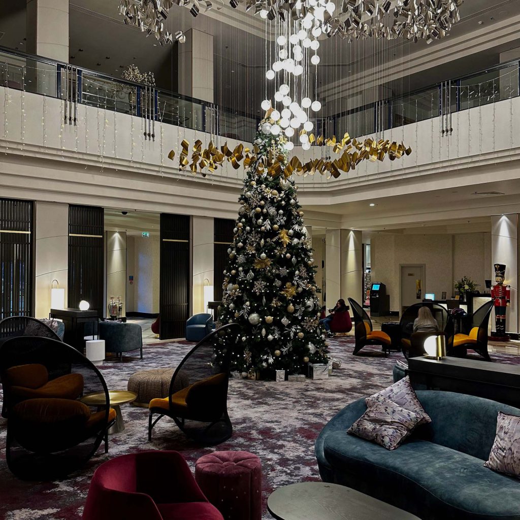 Hilton Glasgow Refurbished Reception