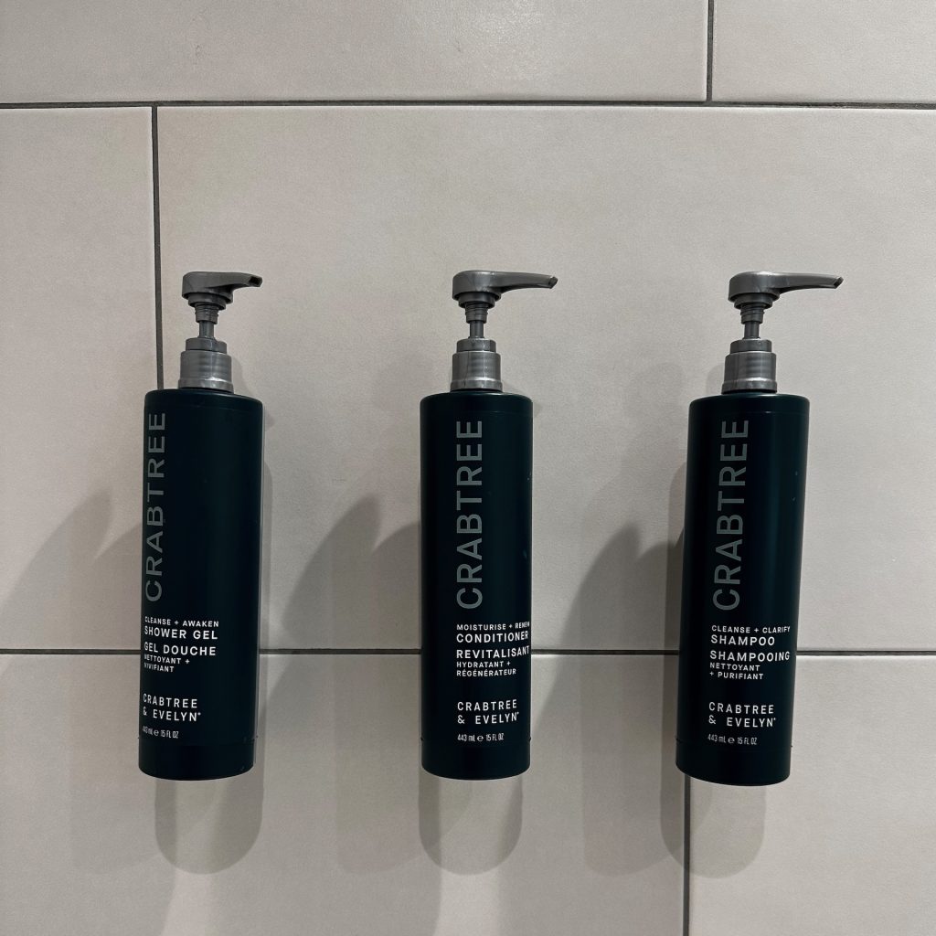 Hilton Crabtree & Evelyn Refillable Toiletries