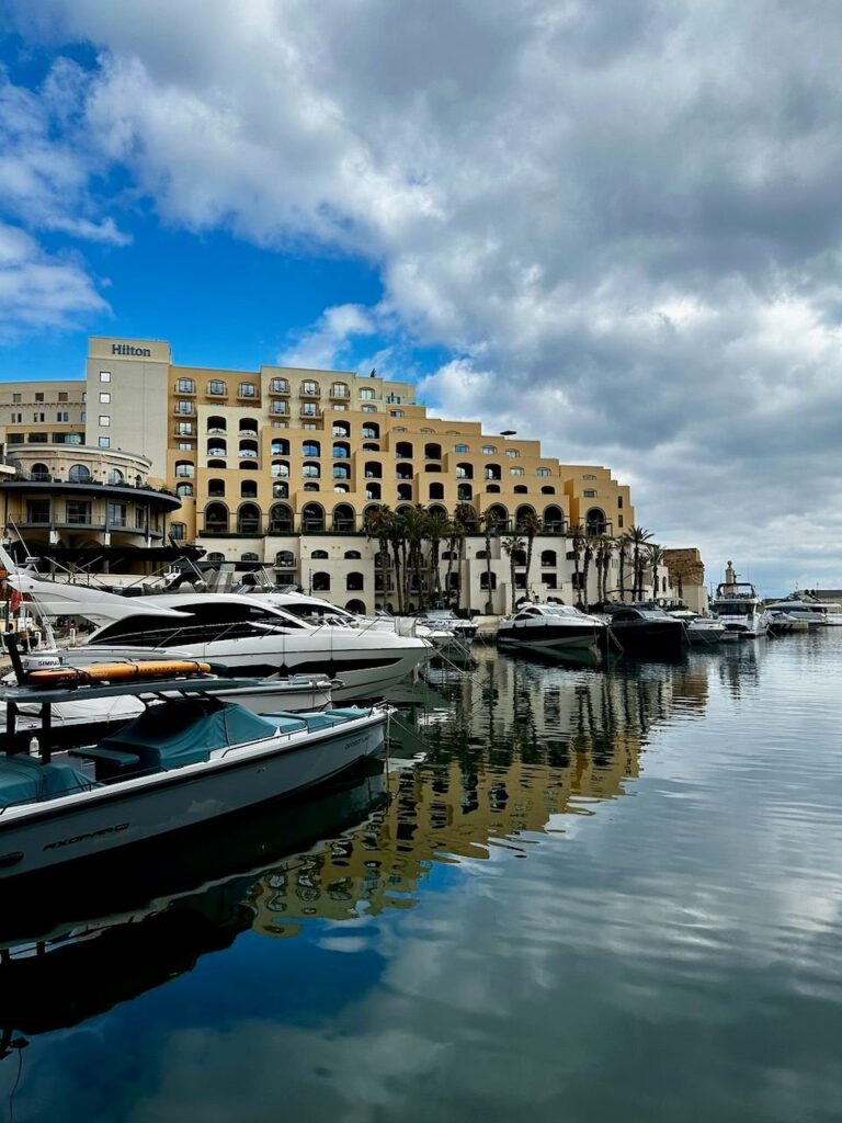 Hilton Malta from Portomaso Marina
